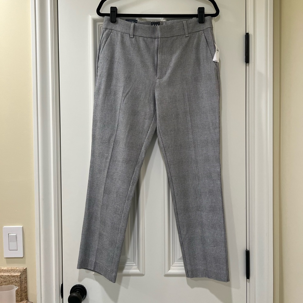 Plaid ankle length pant